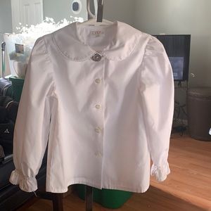 LYCKs Toddle White Blouse